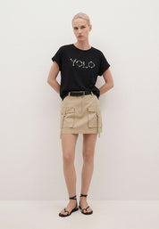T-SHIRT Black 05AB237
