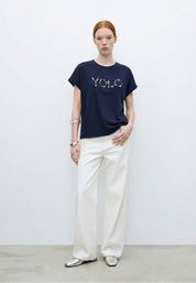 T-SHIRT Navy 05AB237
