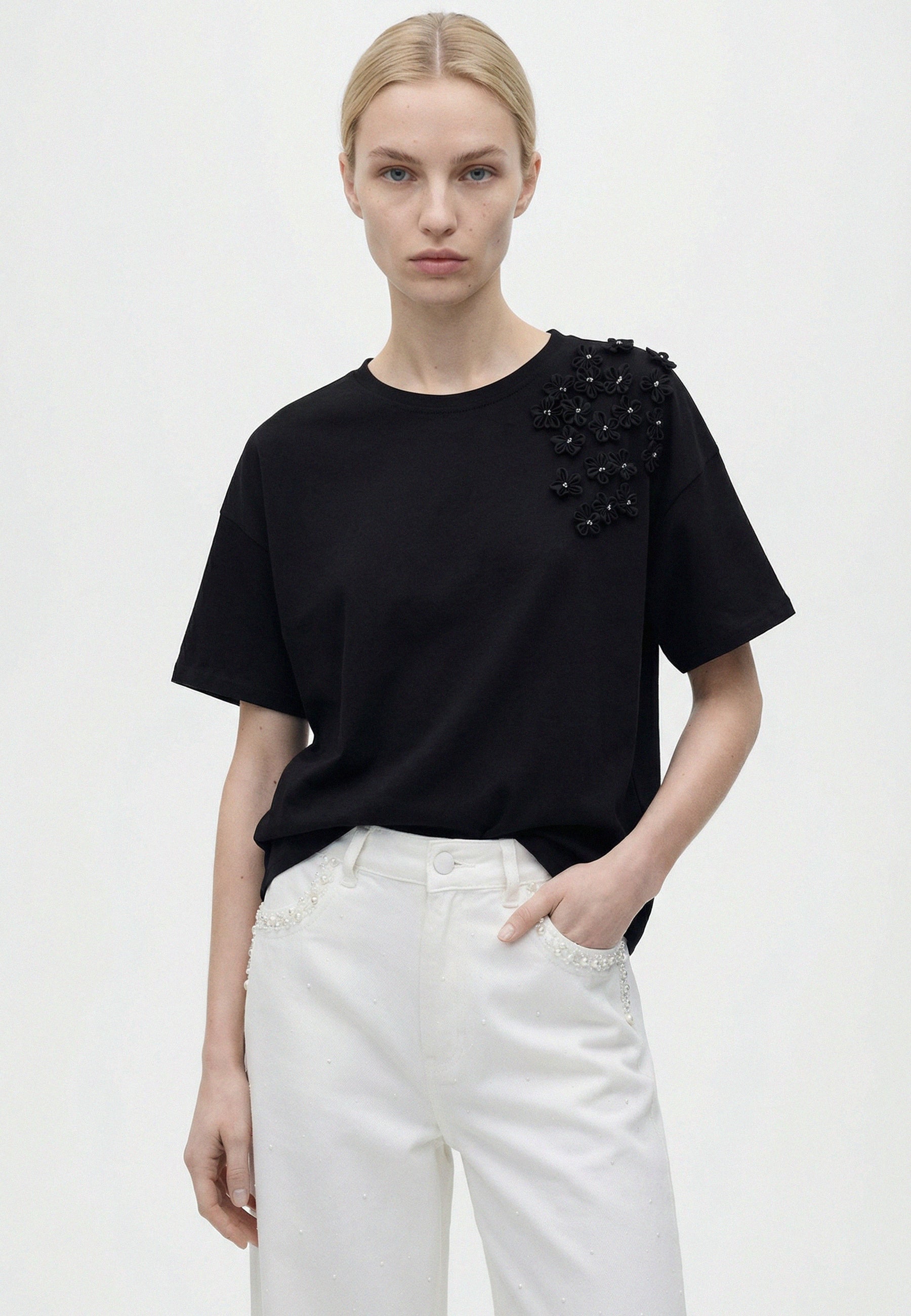 T-SHIRT Black 05AB238