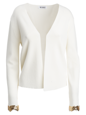 CARDIGAN White/Gold 05J7766