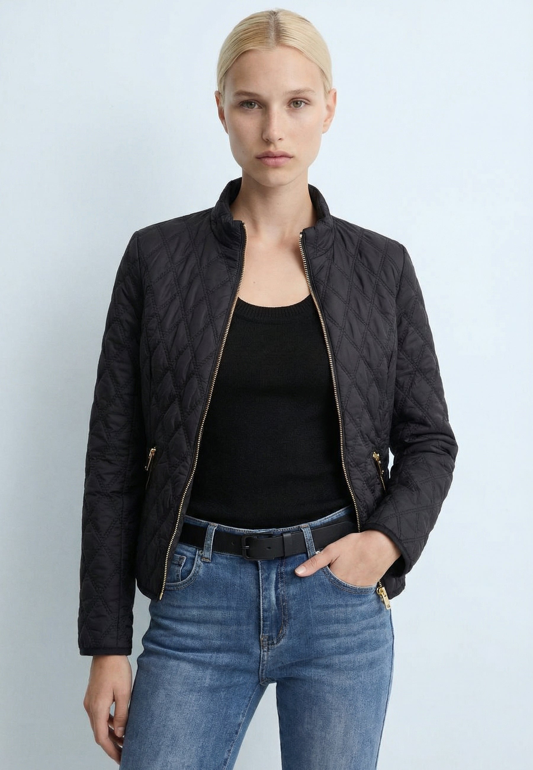 PADDED JACKET Black 05N815