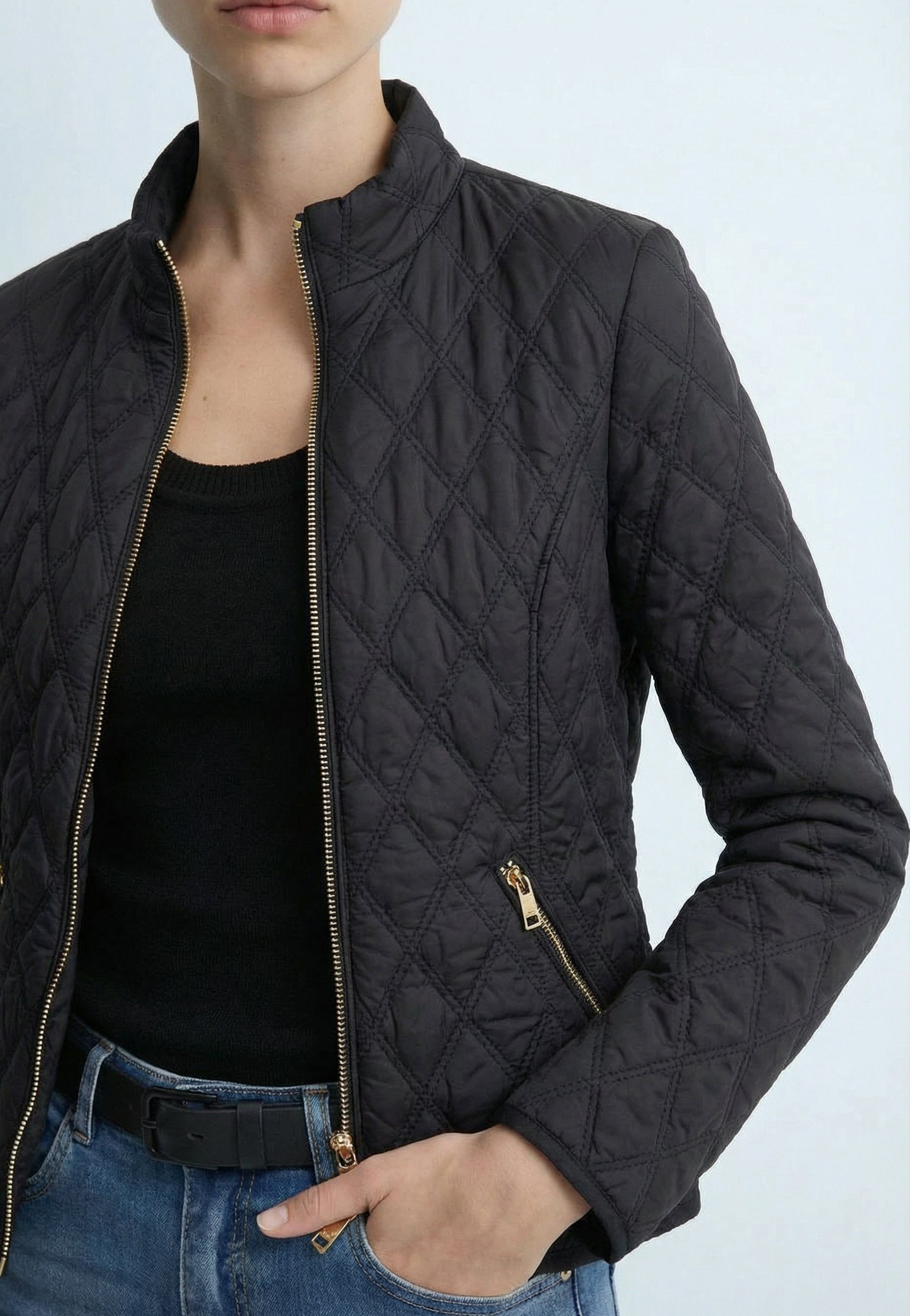 PADDED JACKET Black 05N815