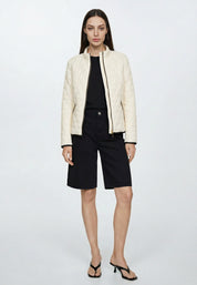 PADDED JACKET Ivory 05N815