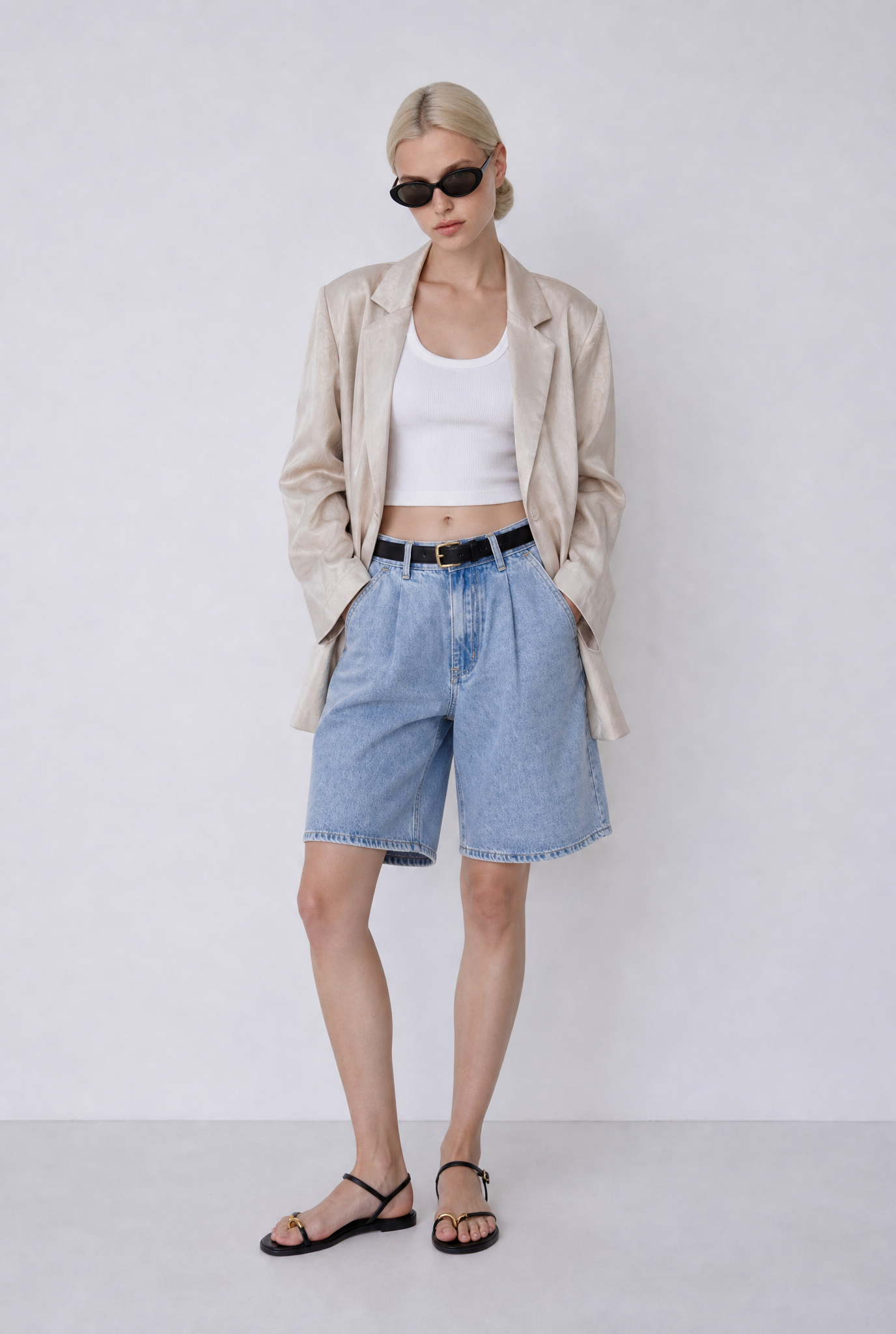 DENIM BERMUDA Jeans 05P139
