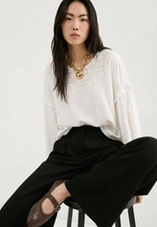 BLOUSE White 05T0057