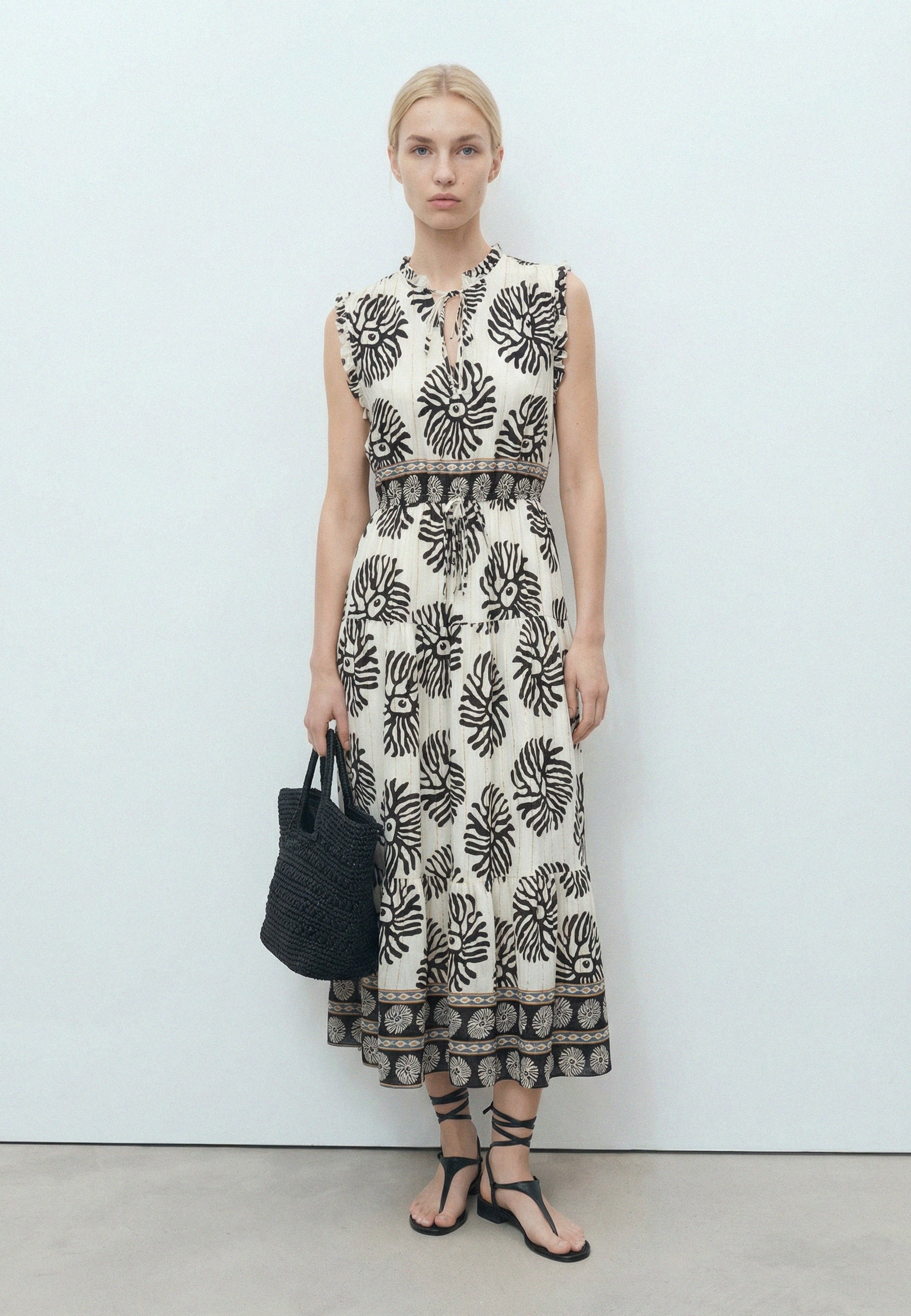 DRESS Black/Ivory 05T0071