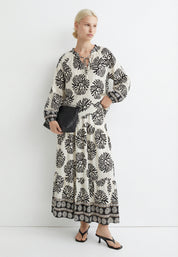 BLOUSE Black/Ivory 05T0072