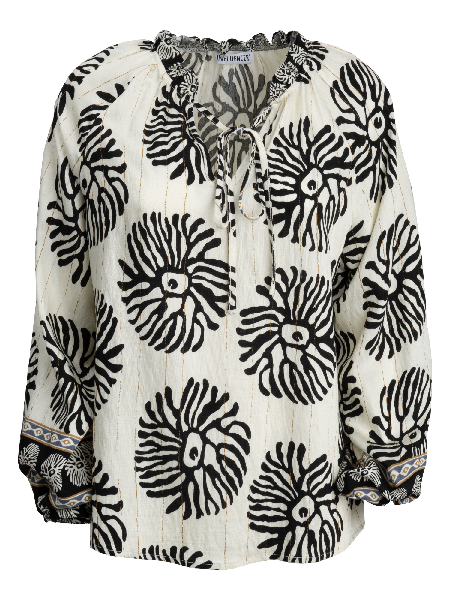 BLOUSE Black/Ivory 05T0072