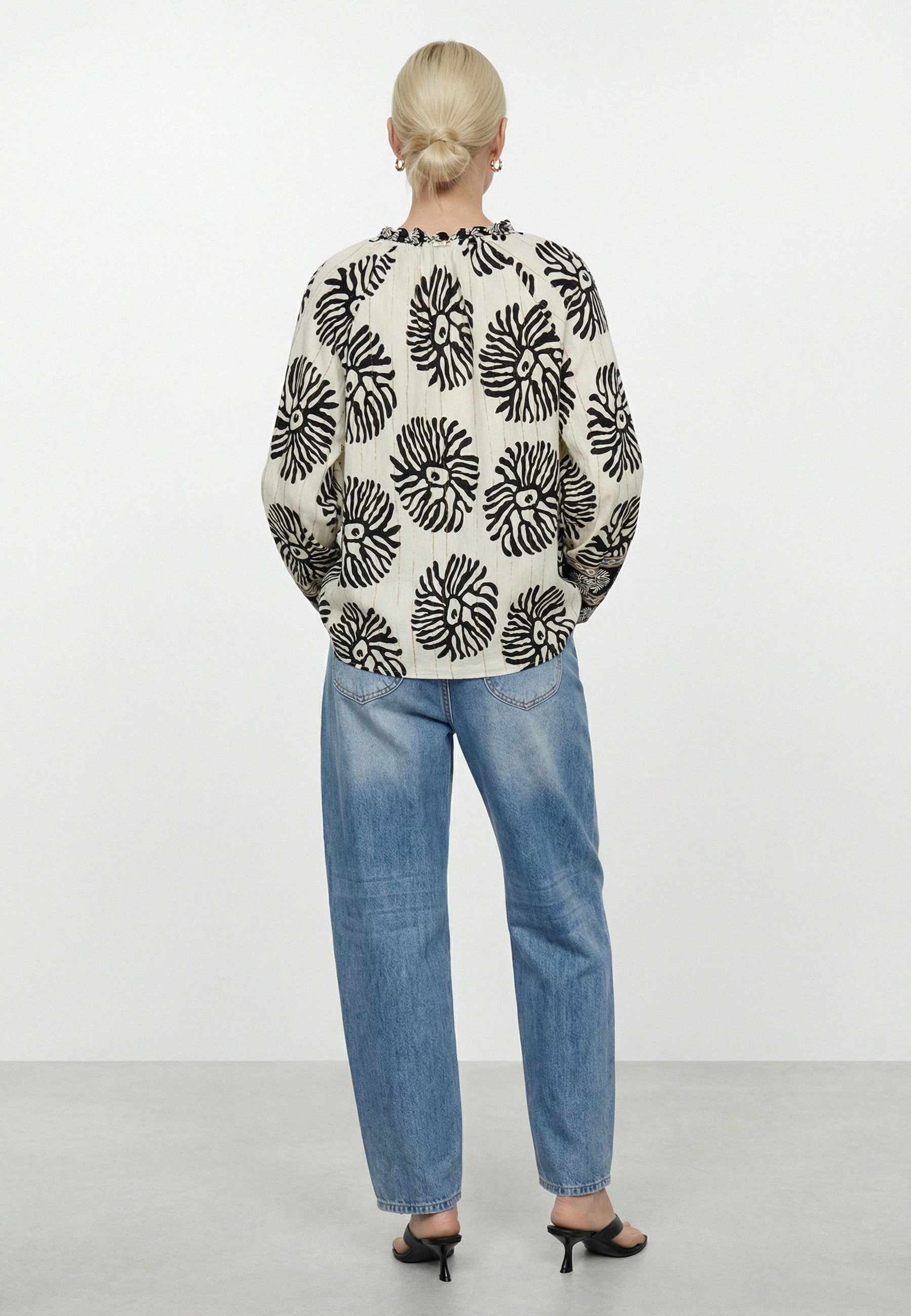 BLOUSE Black/Ivory 05T0072