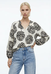 BLOUSE Black/Ivory 05T0072