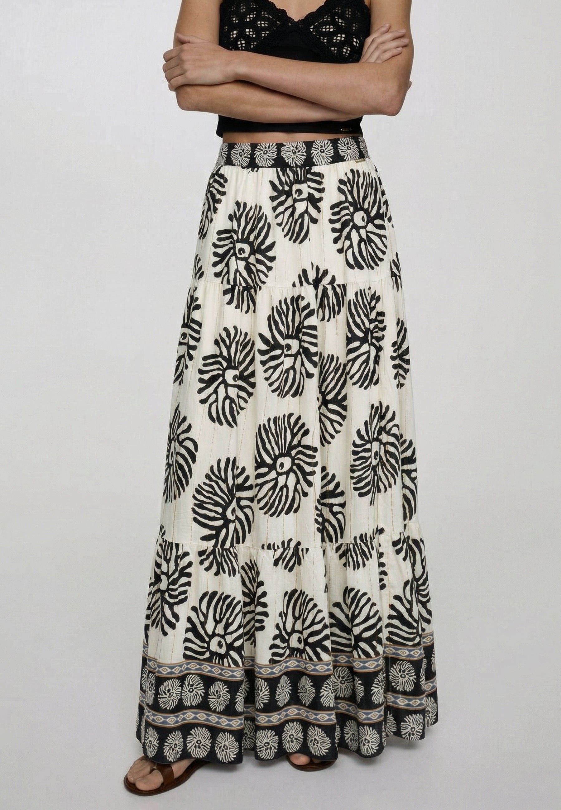 SKIRT Black/Ivory 05T0073