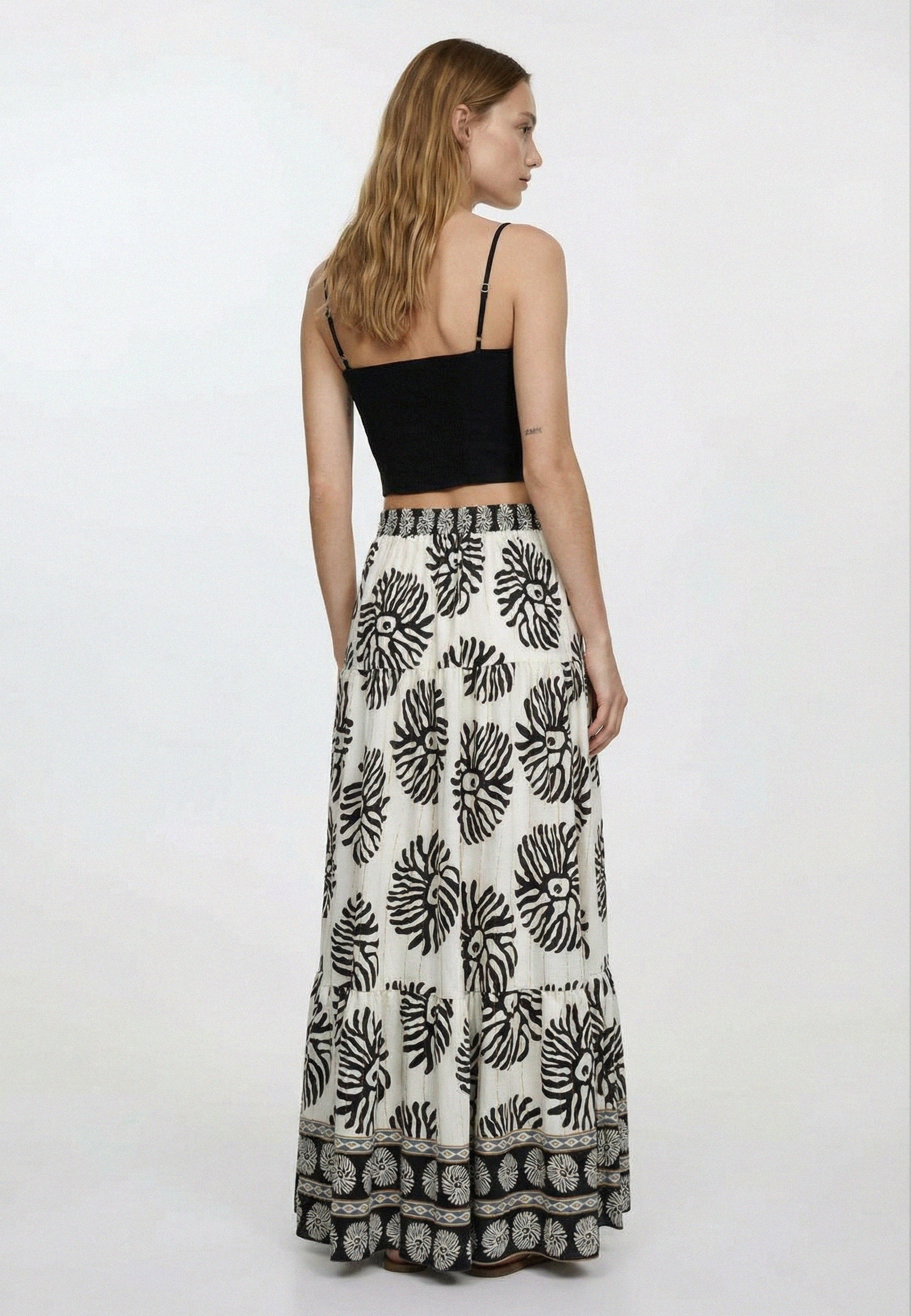 SKIRT Black/Ivory 05T0073