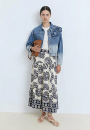 SKIRT Navy/Ivory 05T0073