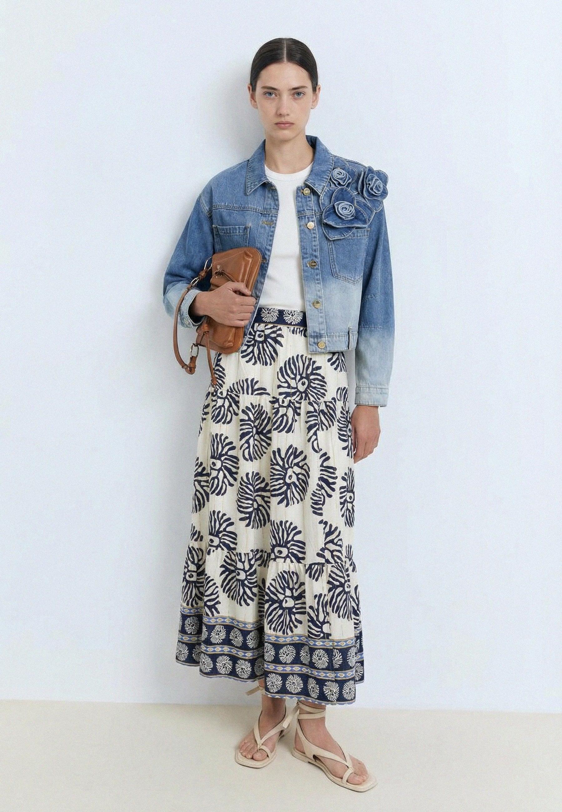 SKIRT Navy/Ivory 05T0073