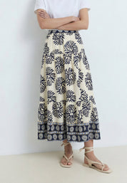 SKIRT Navy/Ivory 05T0073