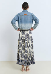 SKIRT Navy/Ivory 05T0073
