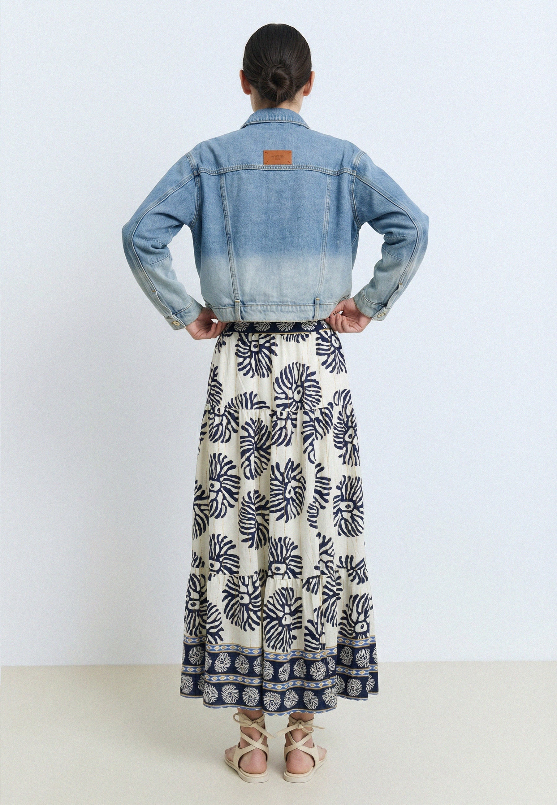 SKIRT Navy/Ivory 05T0073