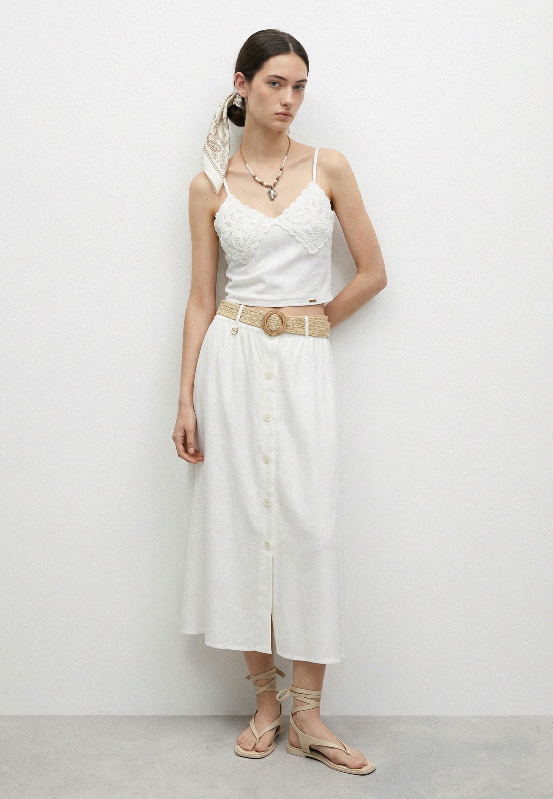SKIRT White 05T0079