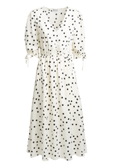 DRESS Ivory/Black 05T0081