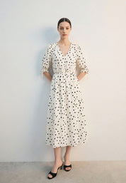 DRESS Ivory/Black 05T0081