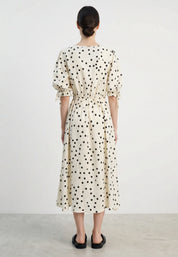 DRESS Ivory/Black 05T0081