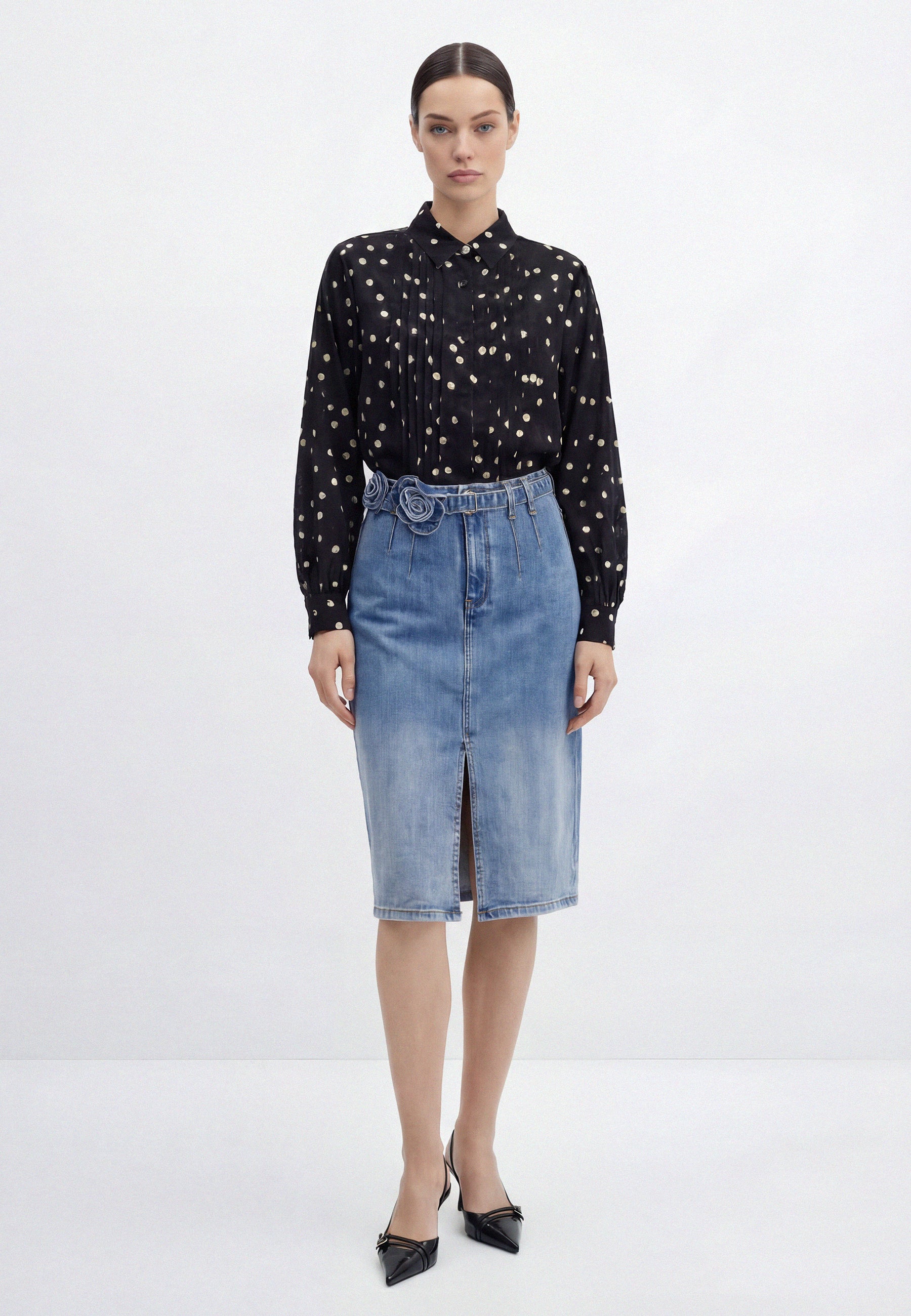 SHIRT Black/Ivory 05T0082