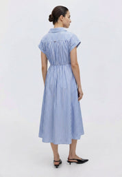 DRESS Indigo/White 05X601