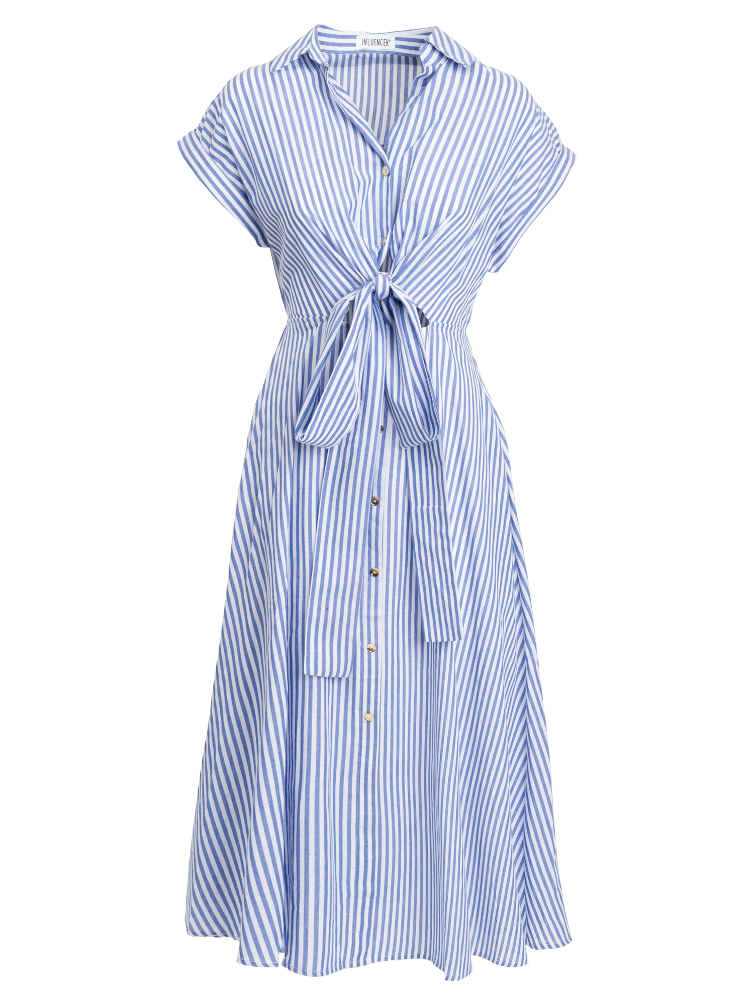 DRESS Indigo/White 05X601