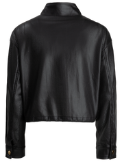 FAUX LEATHER JACKET Black 05Z3986