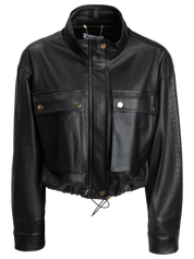 FAUX LEATHER JACKET Black 05Z3986