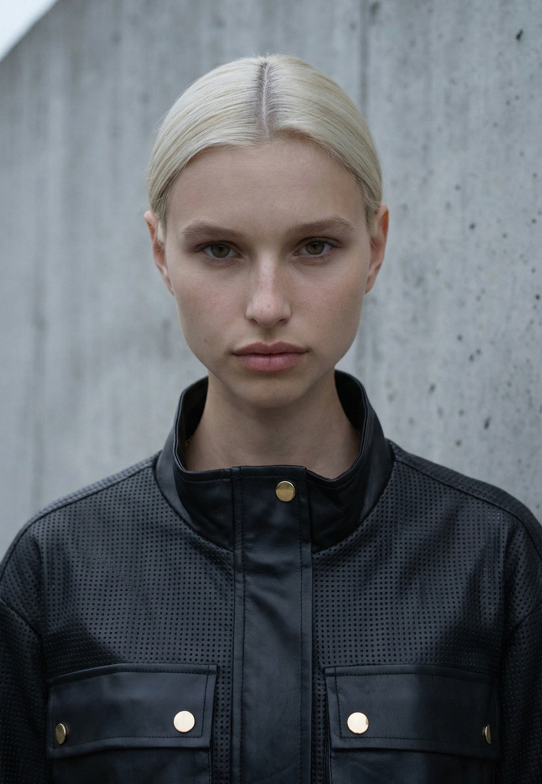 FAUX LEATHER JACKET Black 05Z3986