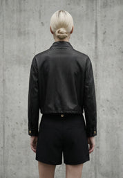 FAUX LEATHER JACKET Black 05Z3986