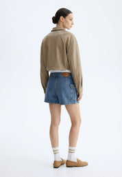 FAUX LEATHER JACKET Camel 05Z3986