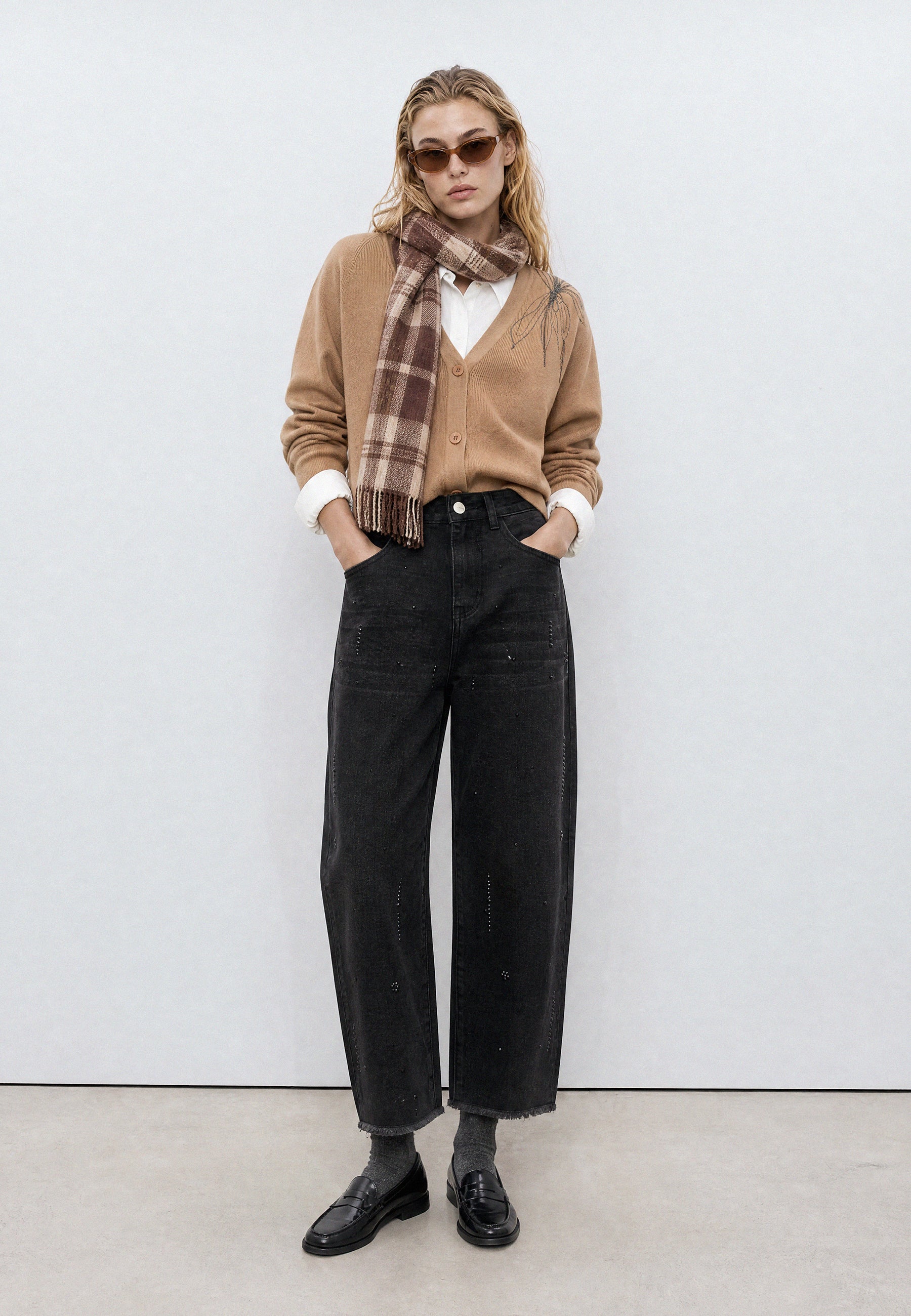 CARDIGAN Camel 06J7575