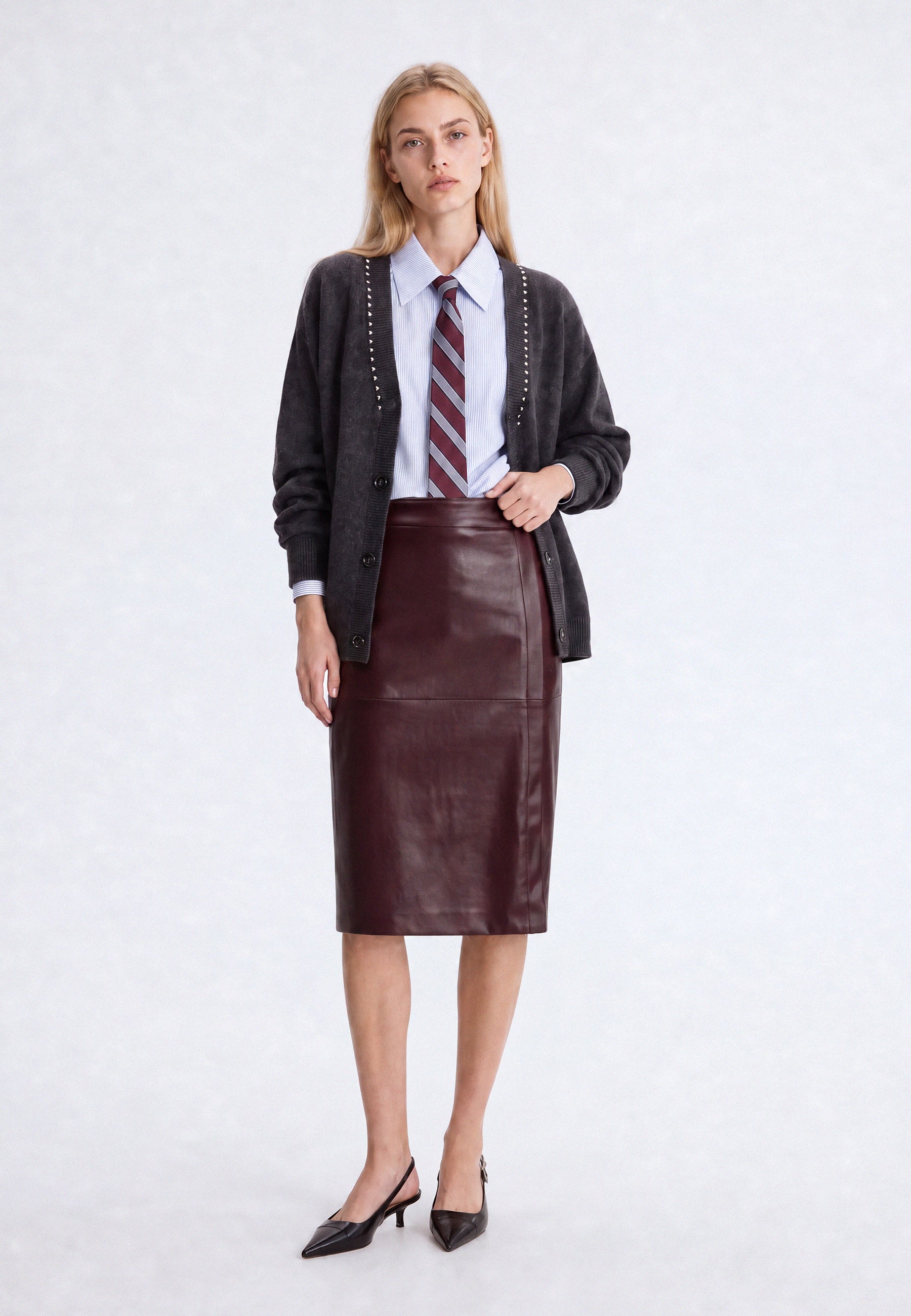 CARDIGAN Smoke 06J7988