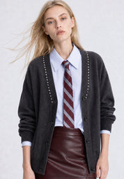 CARDIGAN Smoke 06J7988