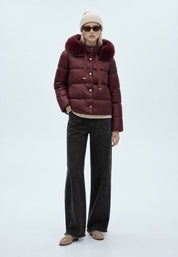 PADDED JACKET Wine 06N25107