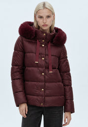 PADDED JACKET Wine 06N25107