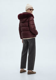 PADDED JACKET Wine 06N25107