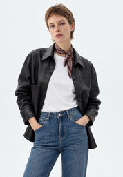 PU SHIRT Black 06Z4064