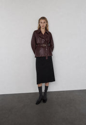 PU JACKET Wine 06Z4478