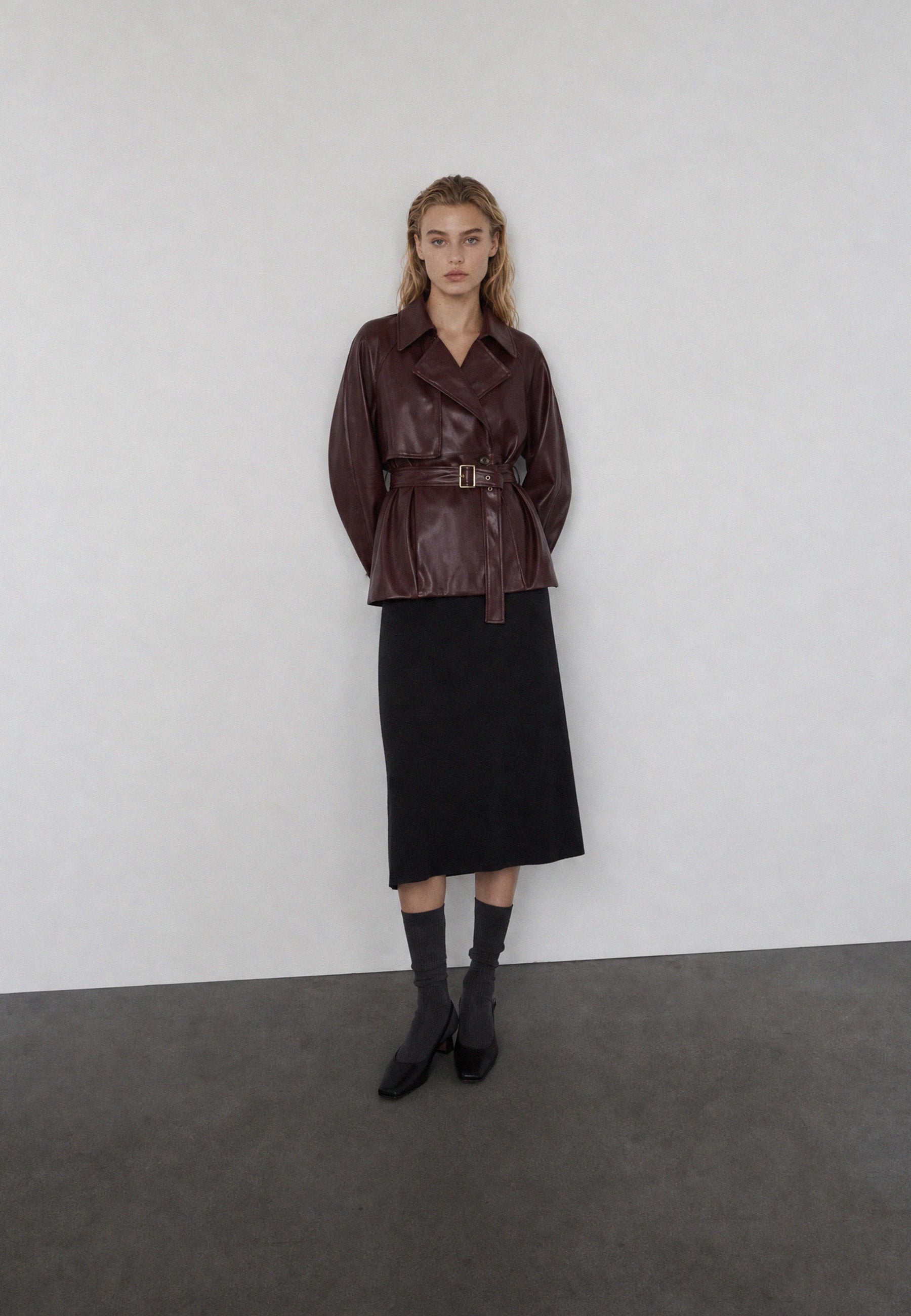 PU JACKET Wine 06Z4478