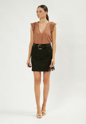 ECO-SUEDE SKIRT Z2822