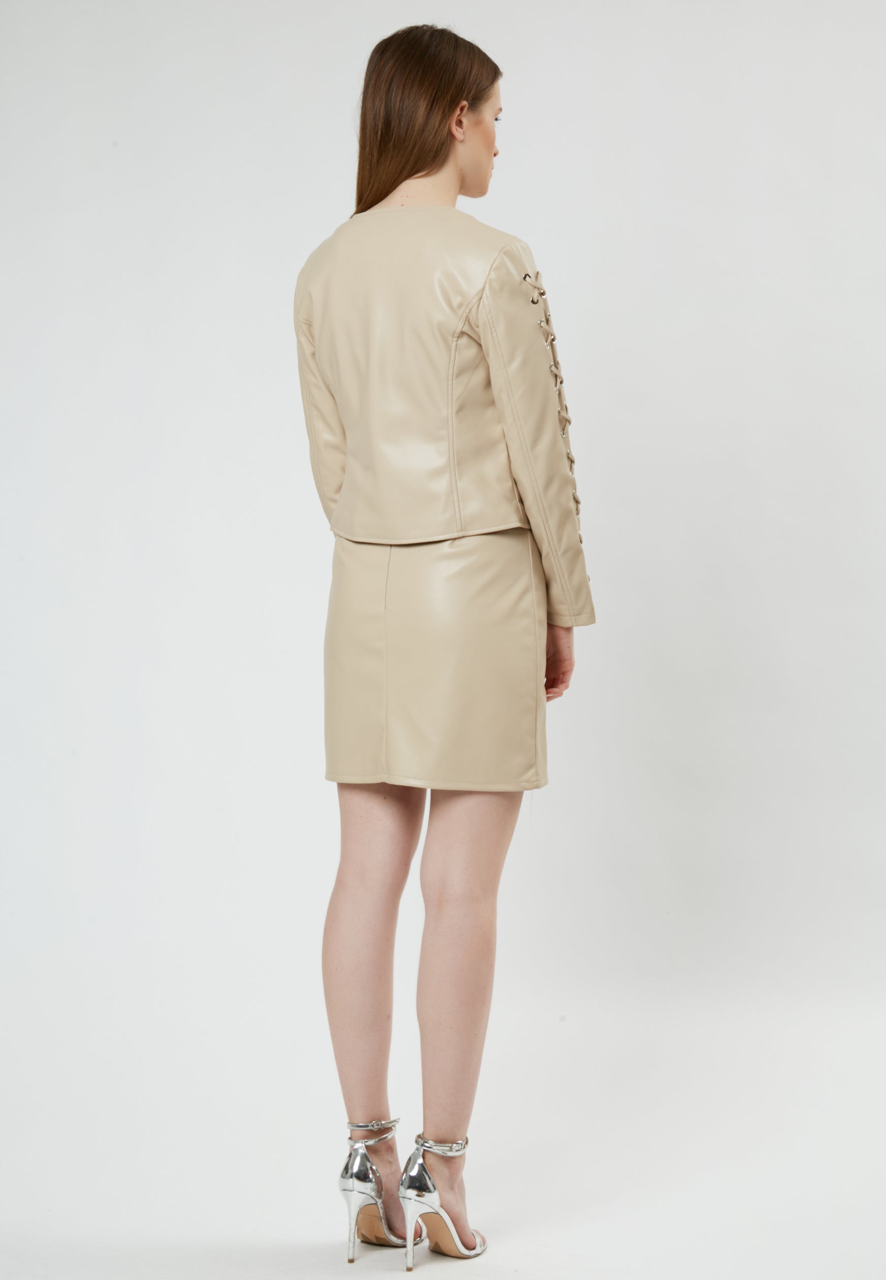 FAUX LEATHER JACKET Z2824
